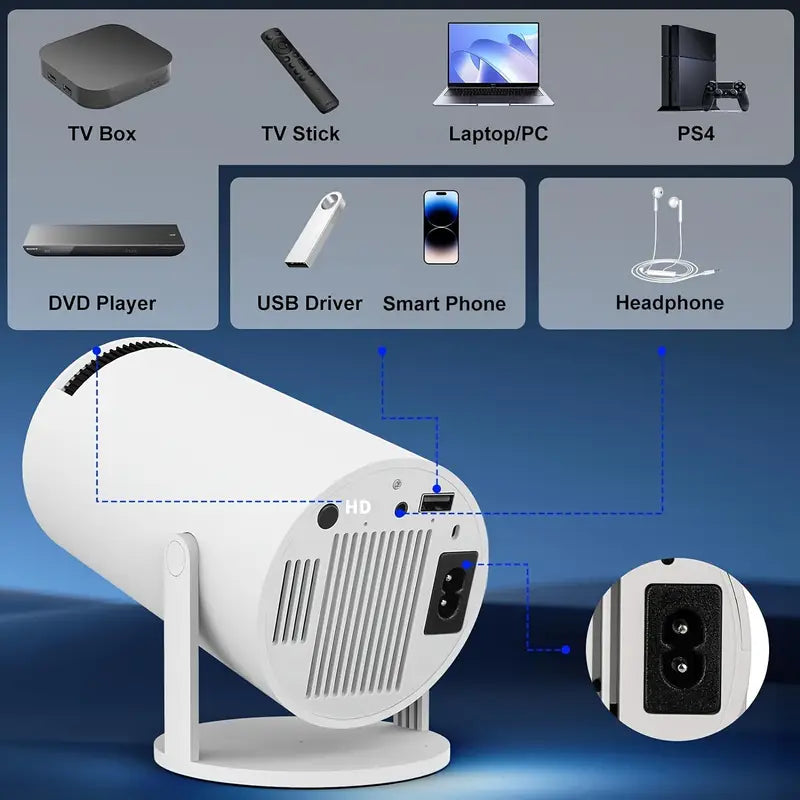 Mini Proyector Portátil Full HD [Tu Cine al Instante 40% OFF]